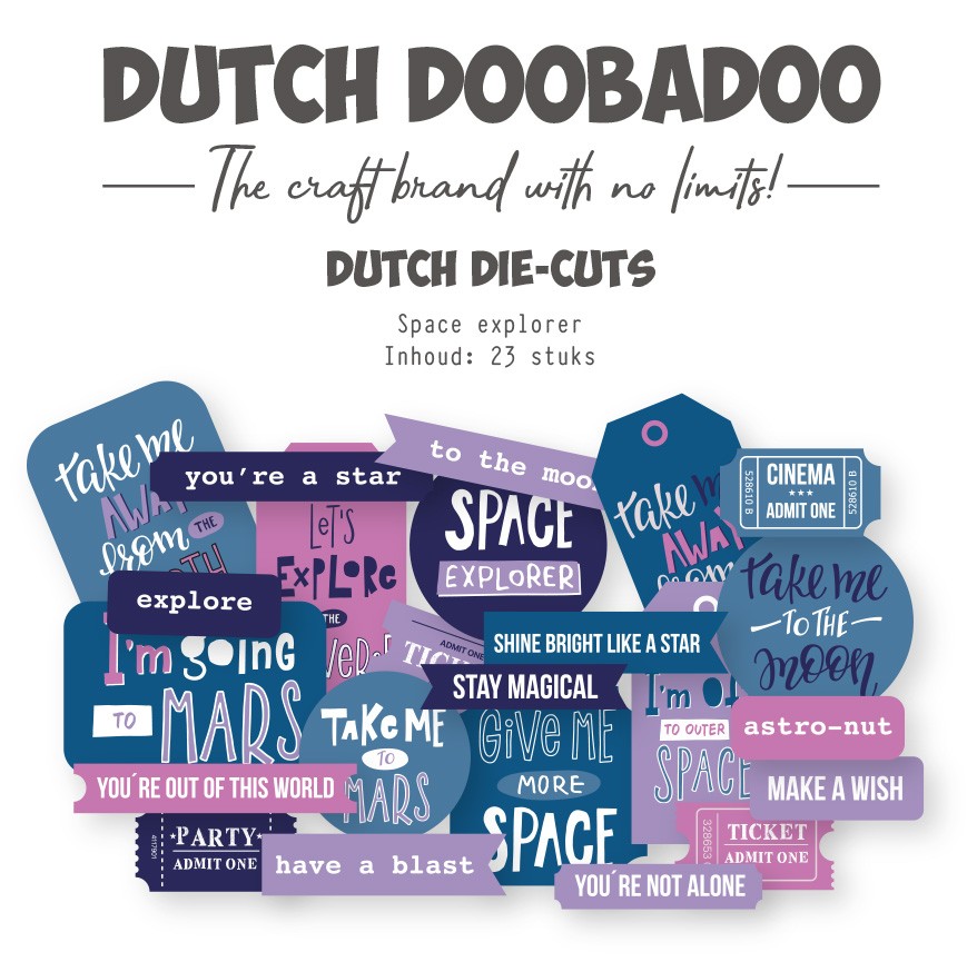 Die-cuts - DDBD - Space explorer Die-cuts - DDBD - Space explorer
