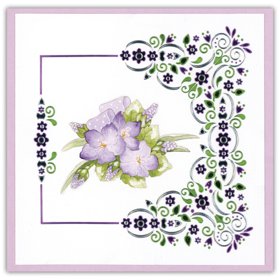 Dot and Do 276 - Precious Marieke - Purple Blossom