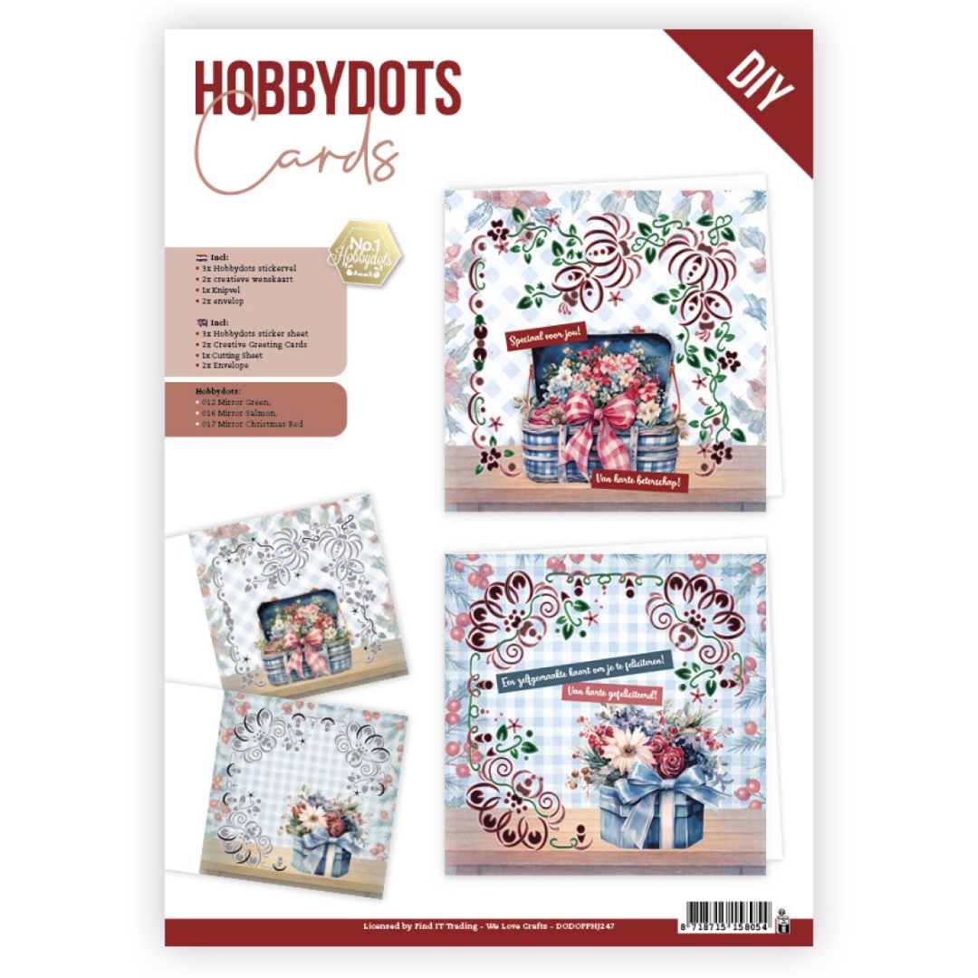 Dot and Do Cards - Berries Beauties - Frosted Florals Dot and Do Cards - Berries Beauties - Frosted Florals