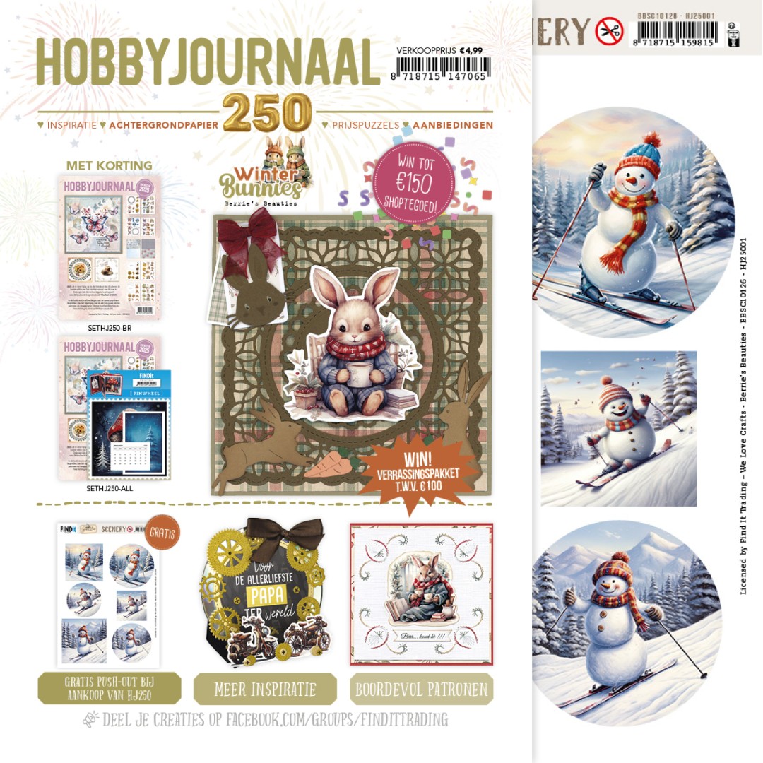 Hobbyjournaal 250 + Gratis Scenery (UITLEVEREN START 10 DECEMBER)