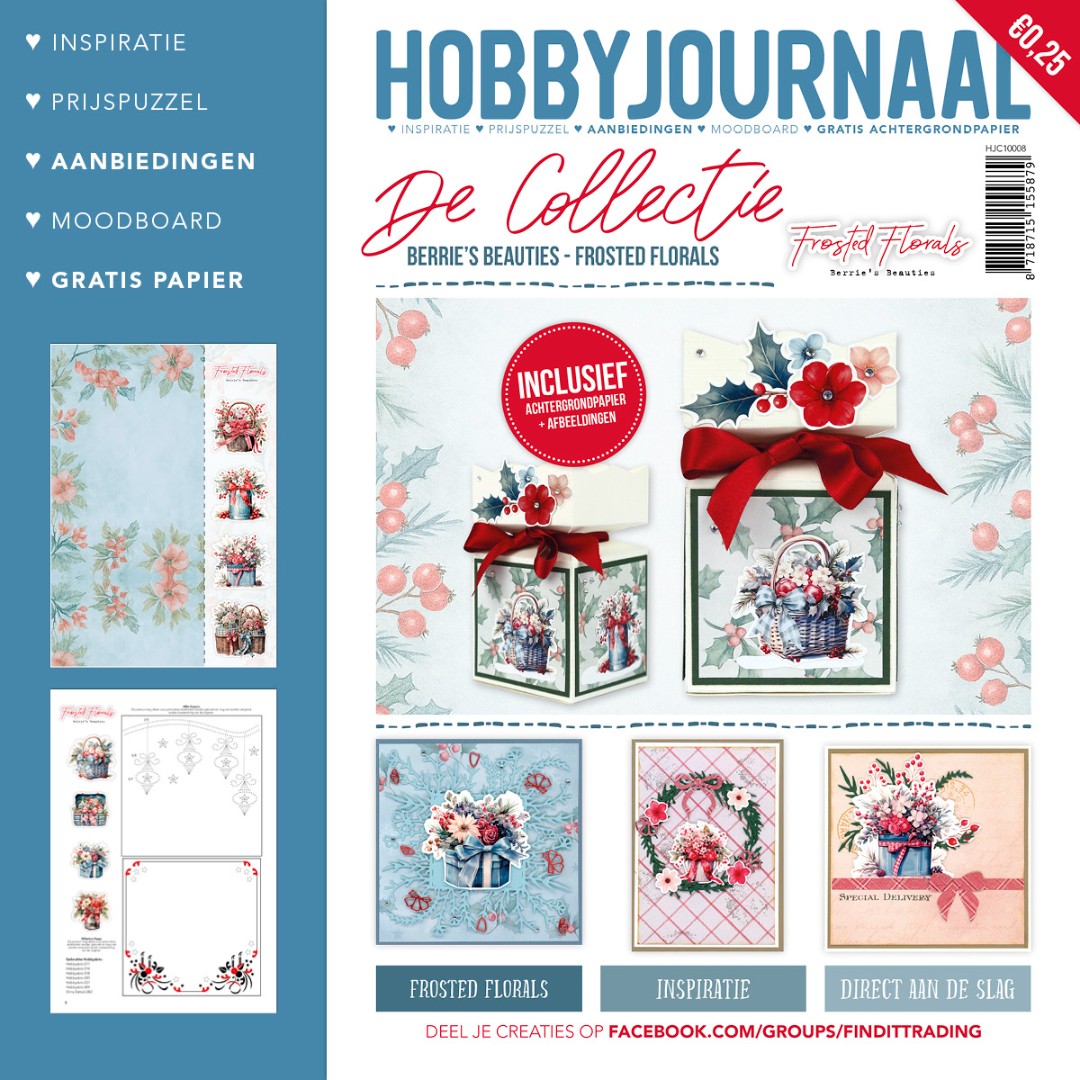 Hobbyjournaal: De collectie 8 - Frosted Florals (50 PCS)