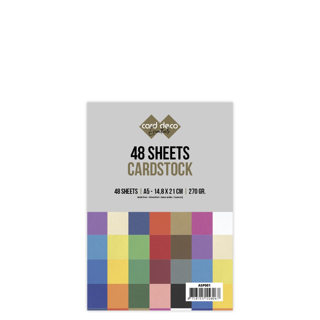 Jumbo glad kartonpakket - Card Deco - A5 - 48 Sheets Jumbo glad kartonpakket - Card Deco - A5 - 48 Sheets