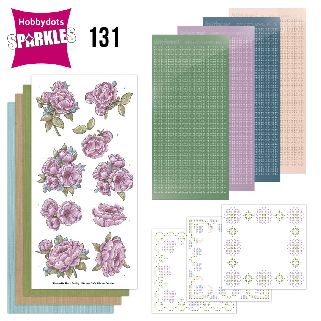 Sparkles 131 - Yvonne Creations - Pink Rose Sparkles 131 - Yvonne Creations - Pink Rose