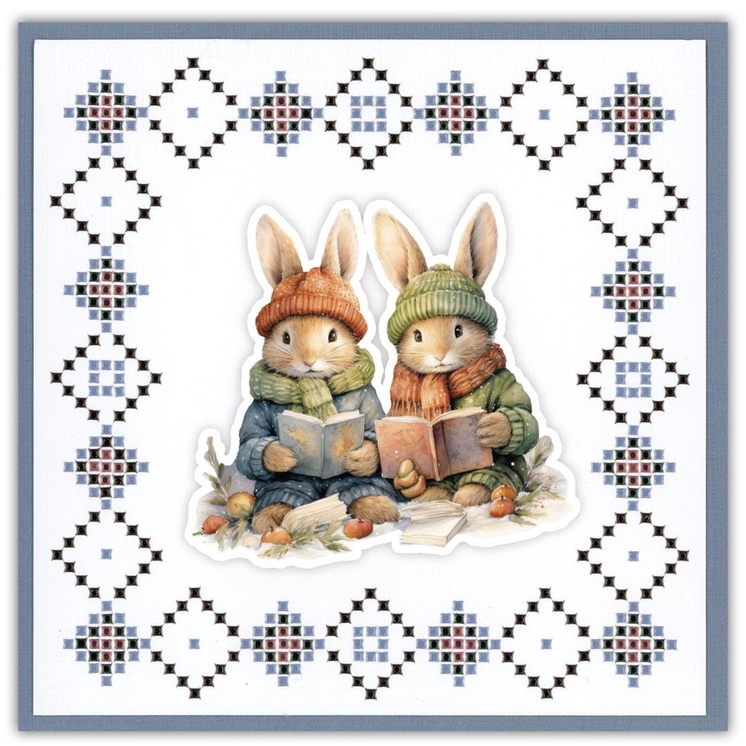 Sparkles 145 - Berries Beauties - Winter Bunnies