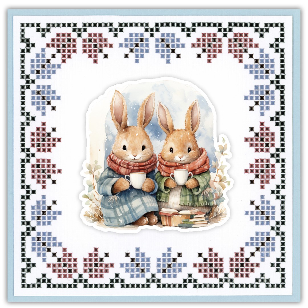 Sparkles 145 - Berries Beauties - Winter Bunnies