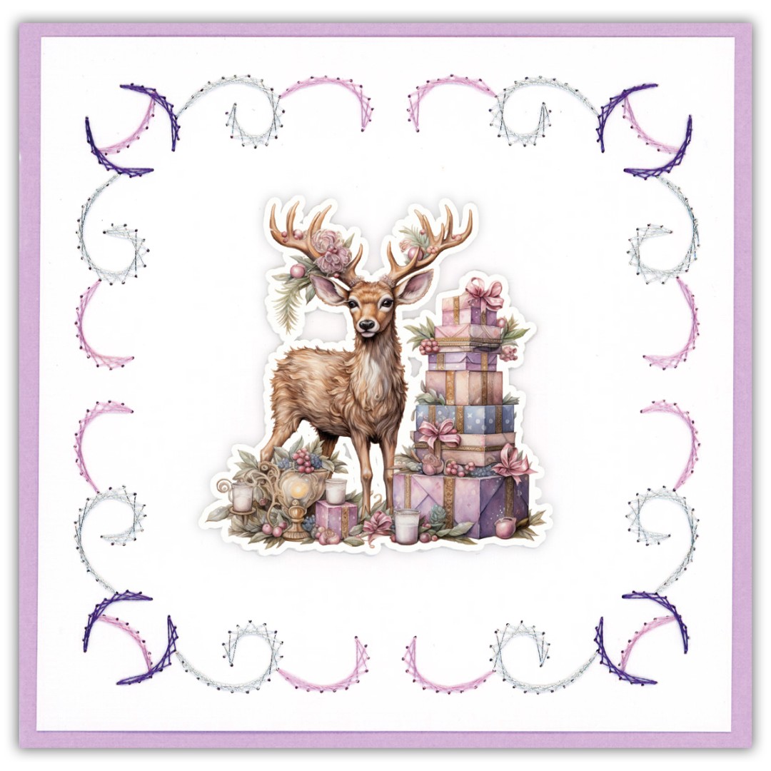 Stitch and Do 243 - Berries Beauties - Pastel Purple Christmas