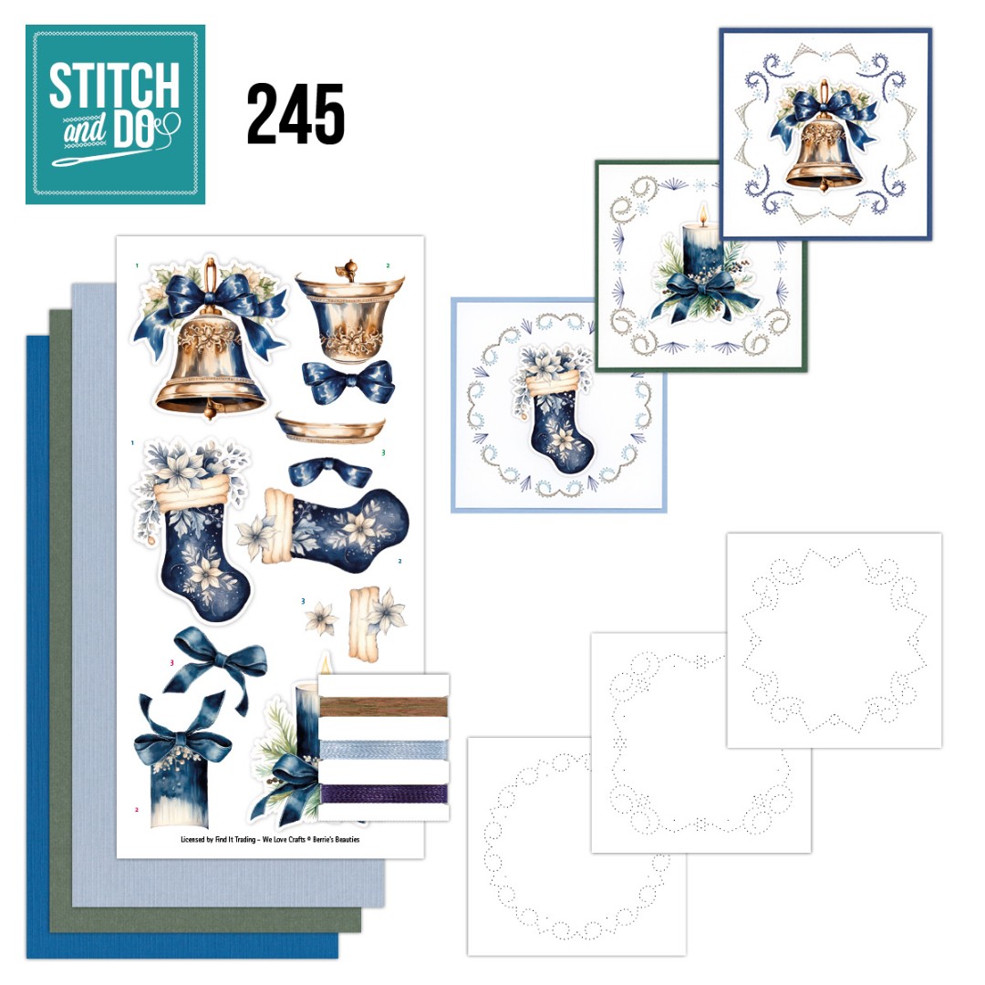 Stitch and Do 245 - Berries Beauties - Falling voor Christmas Stitch and Do 245 - Berries Beauties - Falling voor Christmas