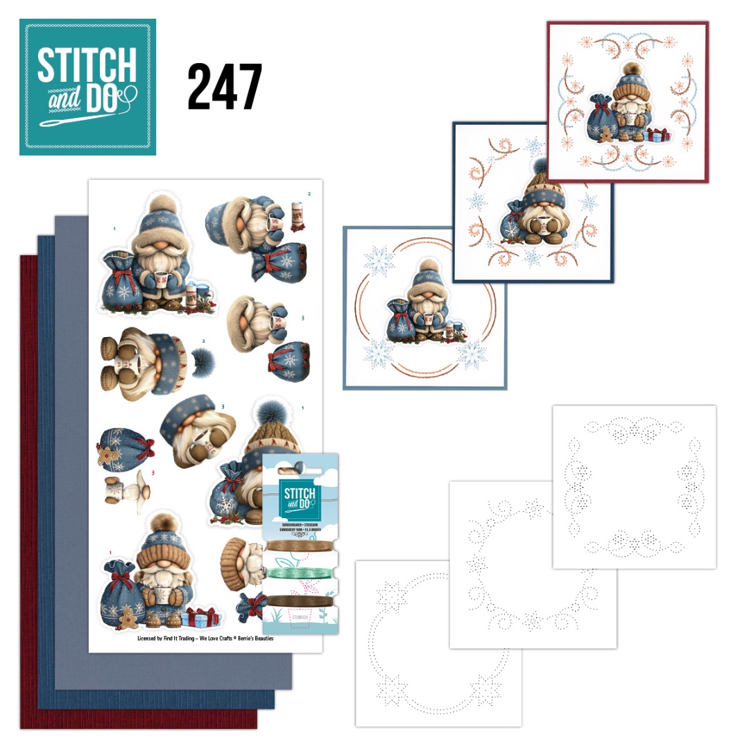 Stitch and Do 247 - Berries Beauties - Gnomie Holidays Stitch and Do 247 - Berries Beauties - Gnomie Holidays