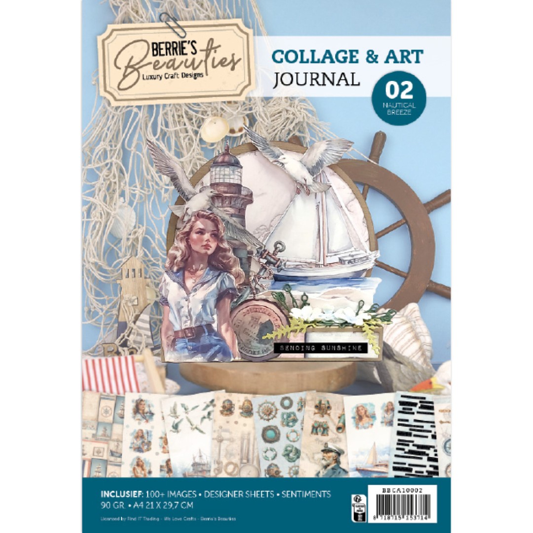 Berries Beauties - Collage & Art Journal 2 - Nautical Breeze Berries Beauties - Collage & Art Journal 2 - Nautical Breeze