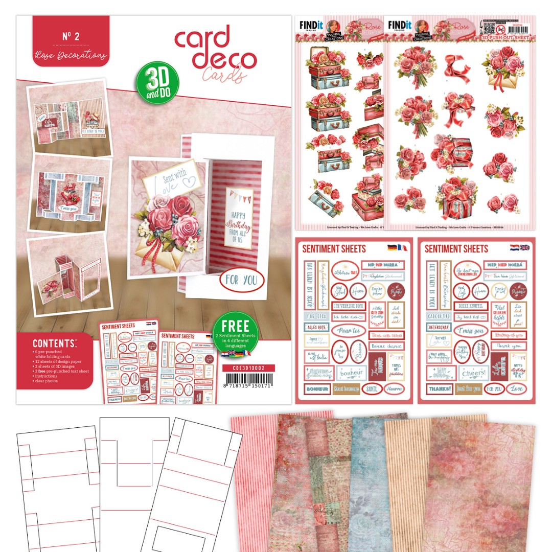 3D and Do - Card Deco Essentials - Rose Decorations 3D and Do - Card Deco Essentials - Rose Decorations