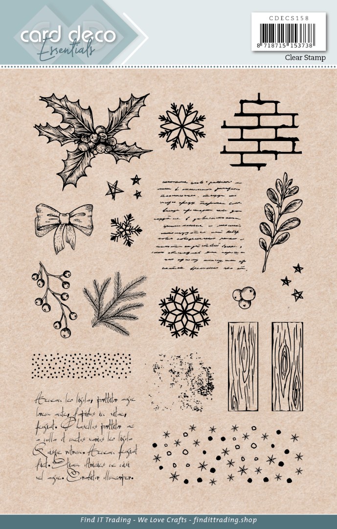 Card Deco Essentials - Clear Stamps - Backgrounds - A5