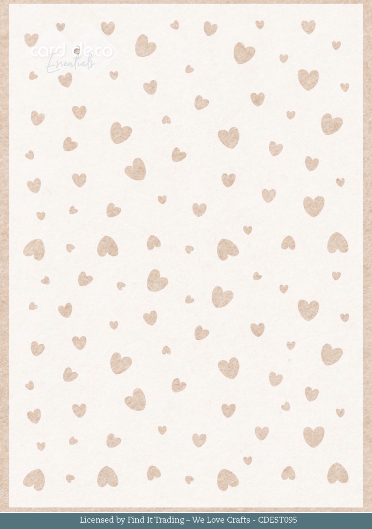 Stencil - Card Deco Essentials - Owlways Yours - Owlways Yours Hearts Stencil - Card Deco Essentials - Owlways Yours - Owlways Yours Hearts