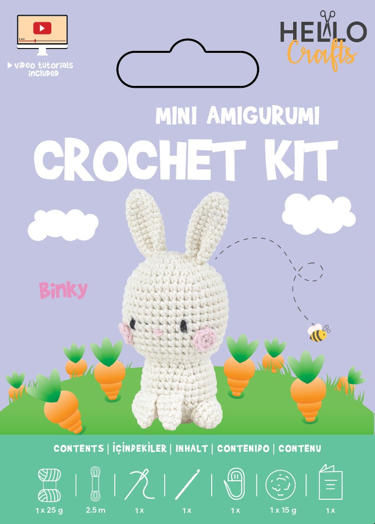 Knitty Critters - Easy Amigurumi Kit - Binky Knitty Critters - Easy Amigurumi Kit - Binky