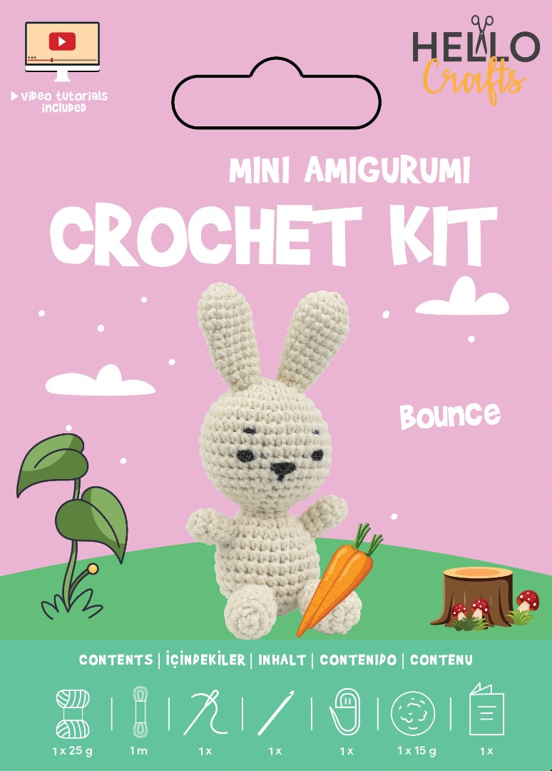 Knitty Critters - Easy Amigurumi Kit - Bounce Knitty Critters - Easy Amigurumi Kit - Bounce
