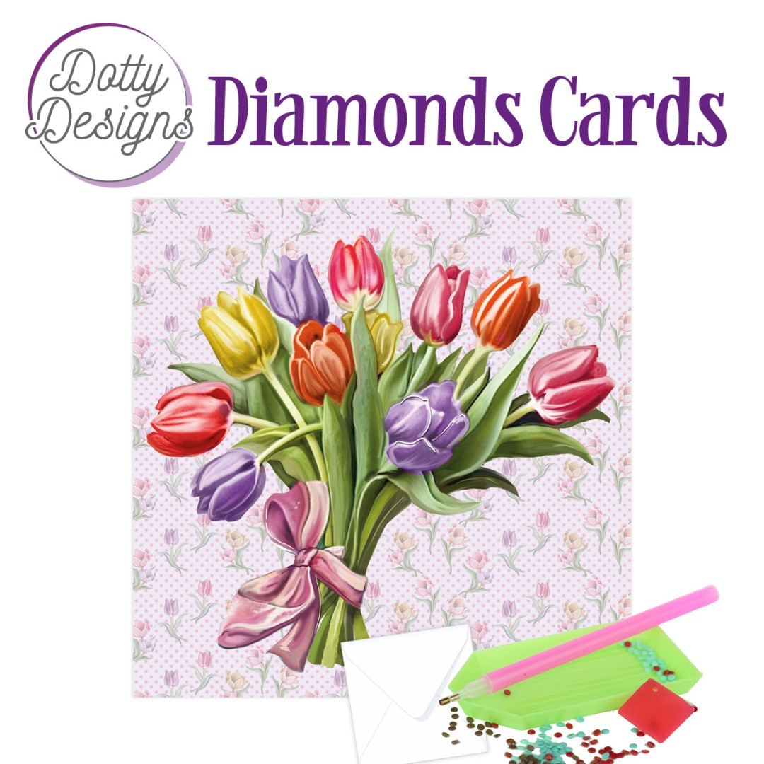 Dotty Designs Diamond Cards - Tulip Dreams 1 Dotty Designs Diamond Cards - Tulip Dreams 1