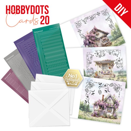 Dot and Do Cards 20 - Lilacs Dot and Do Cards 20 - Lilacs