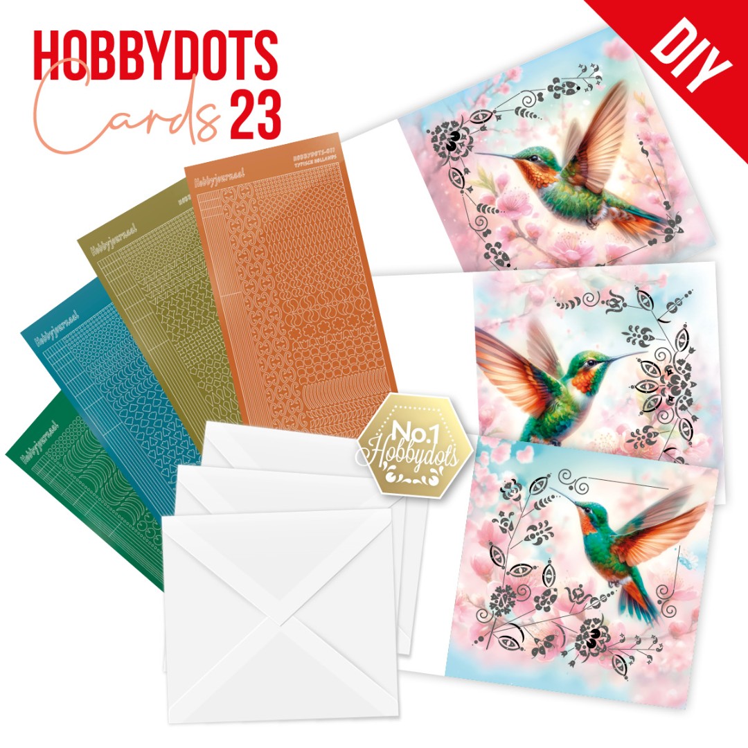Dot and Do Cards 23 - Berries Beauties - Hummingbirds Dot and Do Cards 23 - Berries Beauties - Hummingbirds