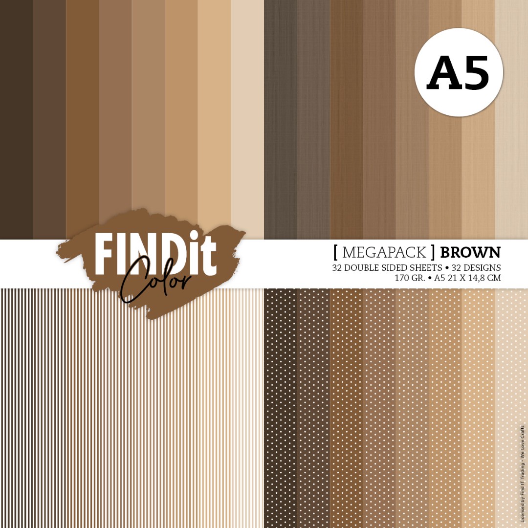 Findit Color - Megapack - Brown - A5 Findit Color - Megapack - Brown - A5