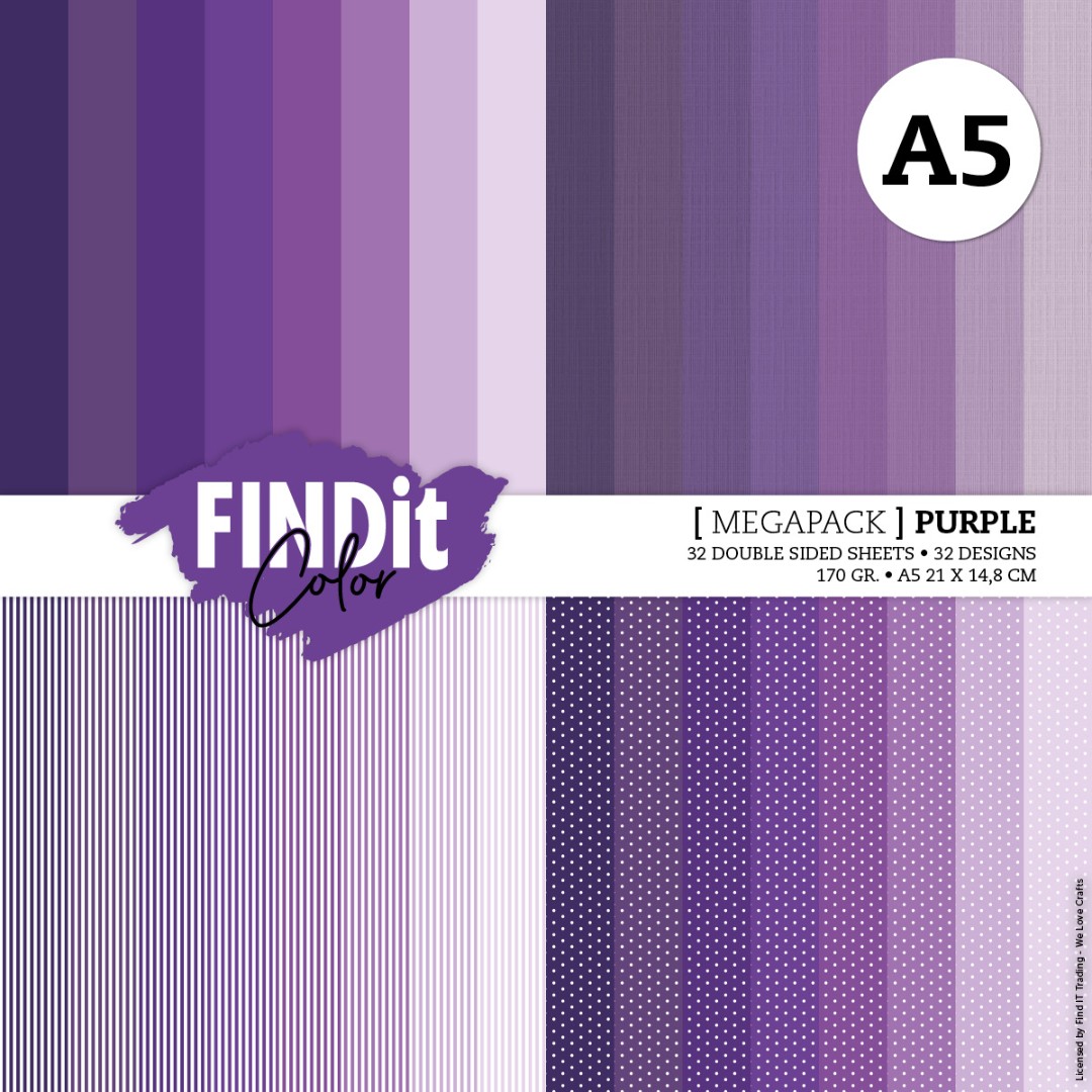 Findit Color - Megapack - Purple - A5 Findit Color - Megapack - Purple - A5