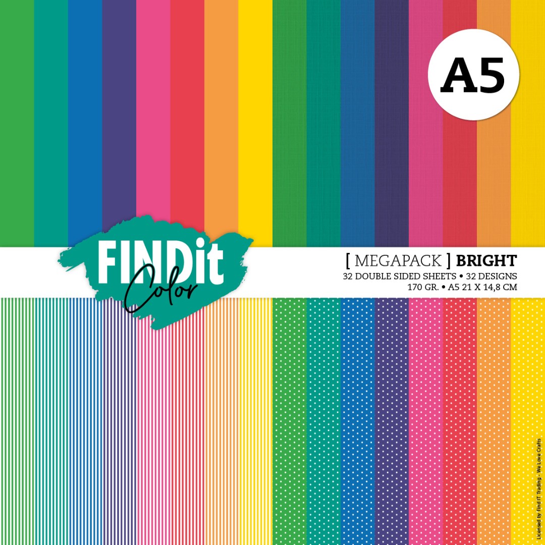Findit Color - Megapack - Bright - A5 Findit Color - Megapack - Bright - A5