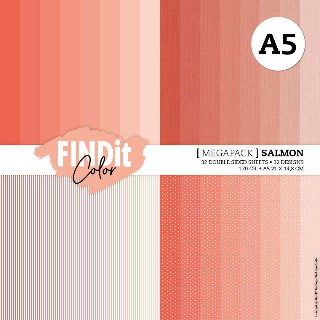 Findit Color - Megapack - Salmon - A5 Findit Color - Megapack - Salmon - A5
