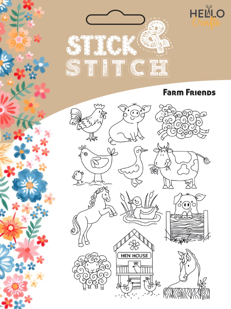 Stick and Stitch Farm Friends Stick and Stitch Farm Friends