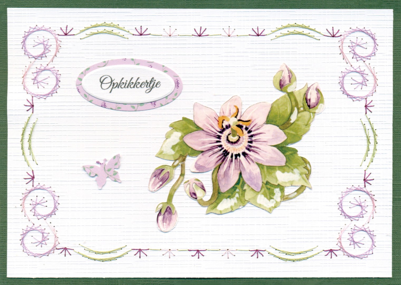 3D Push out Sheet - Precious Marieke - Purple Blossom - Amethyst