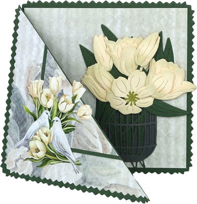 3D Cutting Sheet - Amy Design - Tulip Dreams - Romantic Tulips