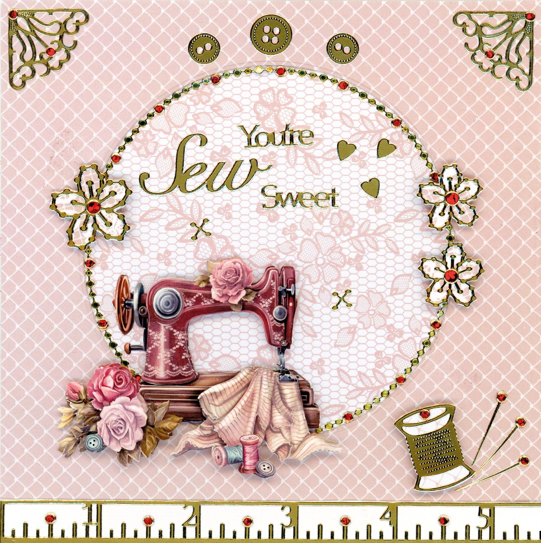 3D Push out Sheet - Amy Design - Sewing Serenity - Sewing Machine