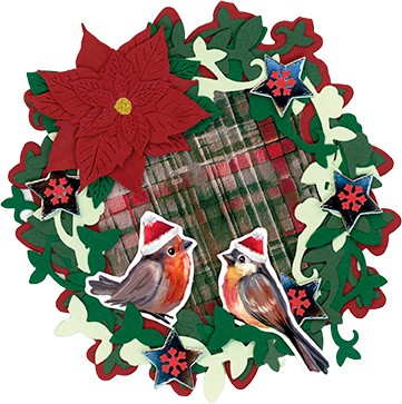 Paperpack - Yvonne Ceations - Floral Christmas 20 x 20 cm
