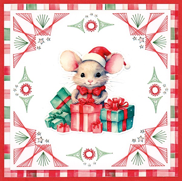 3D Cutting Sheet - Berries Beauties - A Very Furry Christmas - Mouse