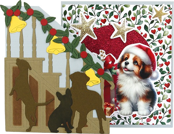 Paperpack - Berries Beauties - A Very Furry Christmas 20 x 20 cm