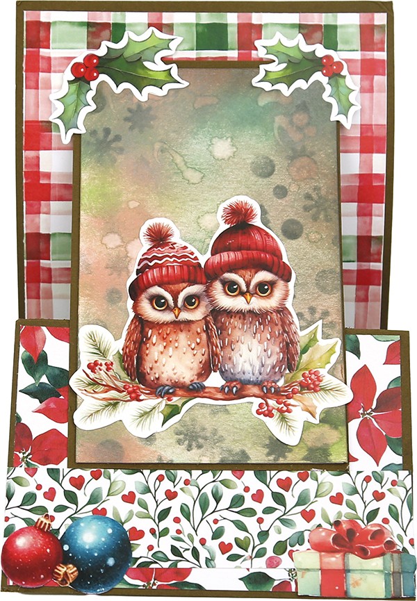 Stencil - Card Deco Essentials - A Very Furry Christmas - Very Furry Card - A4