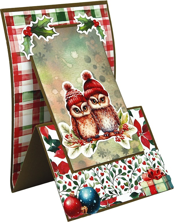 Stencil - Card Deco Essentials - A Very Furry Christmas - Very Furry Card - A4
