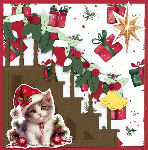 Paperpack - Berries Beauties - A Very Furry Christmas 20 x 20 cm