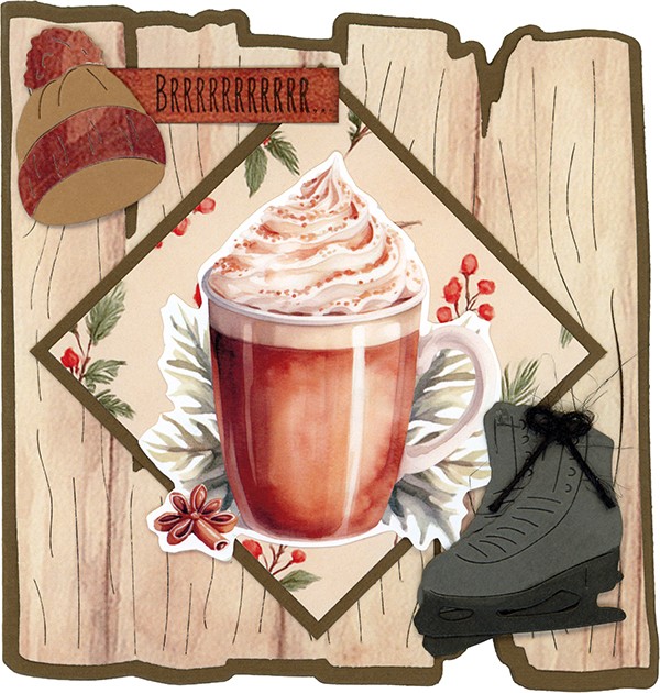 Dies - Berries Beauties - Cosy WInter - Winter Wood