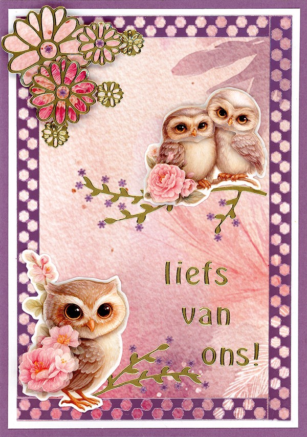 3D Pushout Sheet - Berries Beauties - Owlways Yours - Devotion
