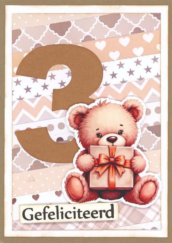 3D Cutting Sheet - Berries Beauties - Teddy - Present