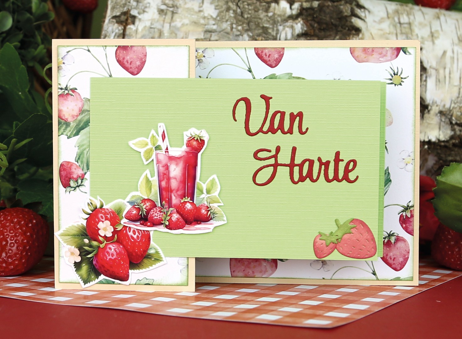 3D Cutting Sheet - Berries Beauties - Sweet Strawberries - Strawberry Pie