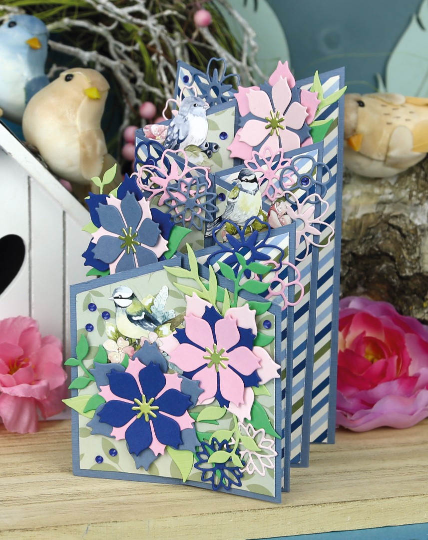 Dies - Precious Marieke- Navy Elegance - Elegance Flower