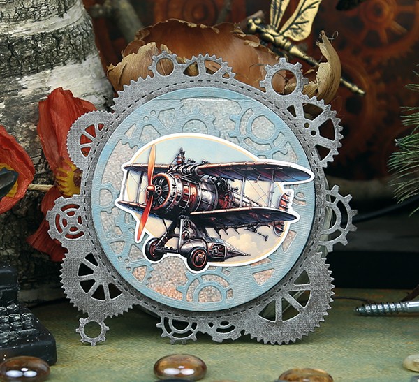Dies - Berries Beauties - Steampunk - Steampunk Gears Frame
