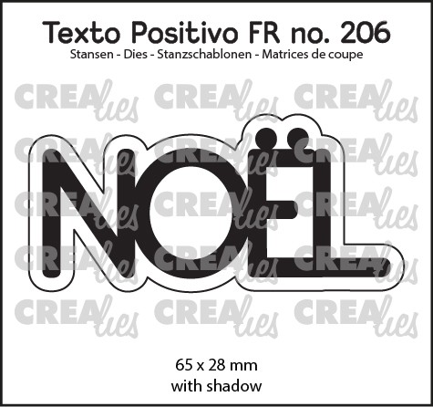 Texto Positivo Matrice de coupe no. 206, NOEL