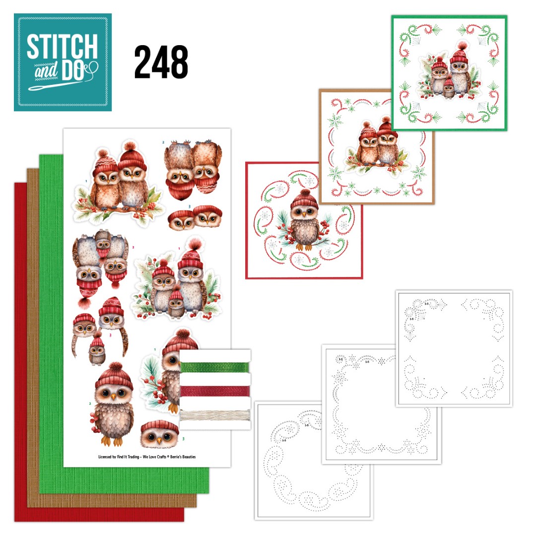 Stitch and Do 248 Berries Beauties - A Very Furry Christmas
