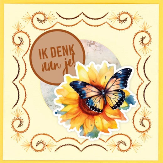Stitch and do on Colour 33 - Berries Beauties - Flutter Flair
