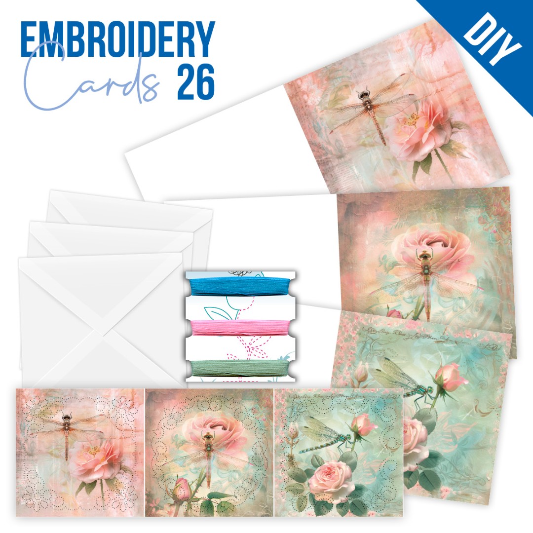 Stitch and Do Cards 26 - Berries Beauties - Dragonflies Stitch and Do Cards 26 - Berries Beauties - Dragonflies