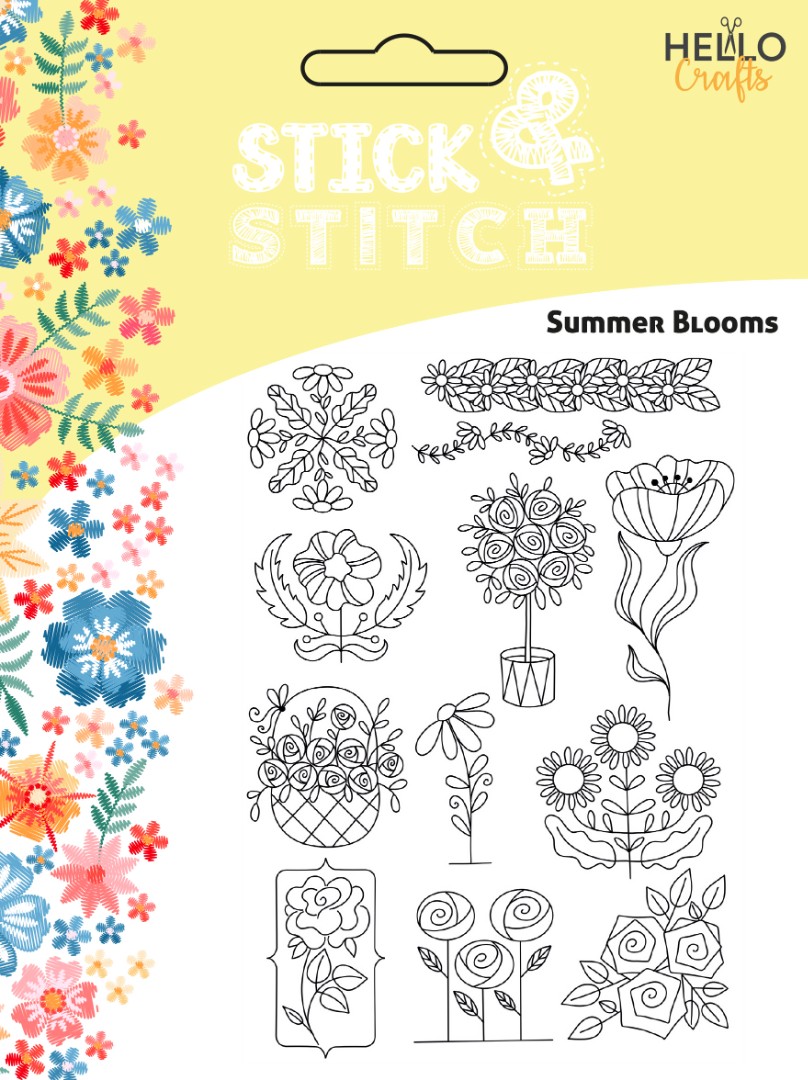 Stick and Stitch Summer Blooms Stick and Stitch Summer Blooms