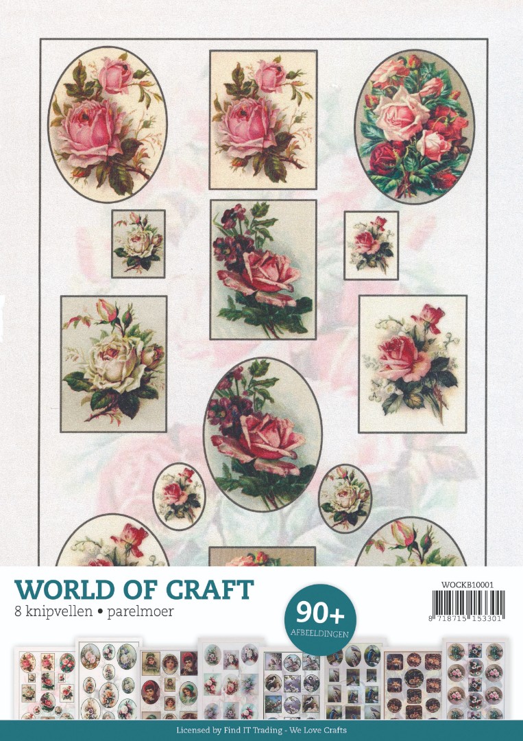 3D Cutting  sheets set Pearlescent - WOC - Flowers and Animals 1