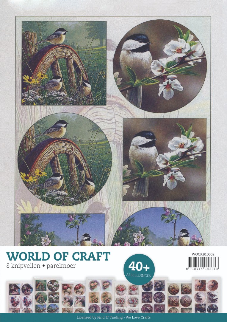 3D Cutting  sheets set Pearlescent - WOC - Flowers and Animals 2