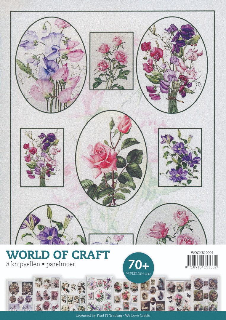 3D Cutting sheets set Pearlescent - WOC - Flowers and Animals 3