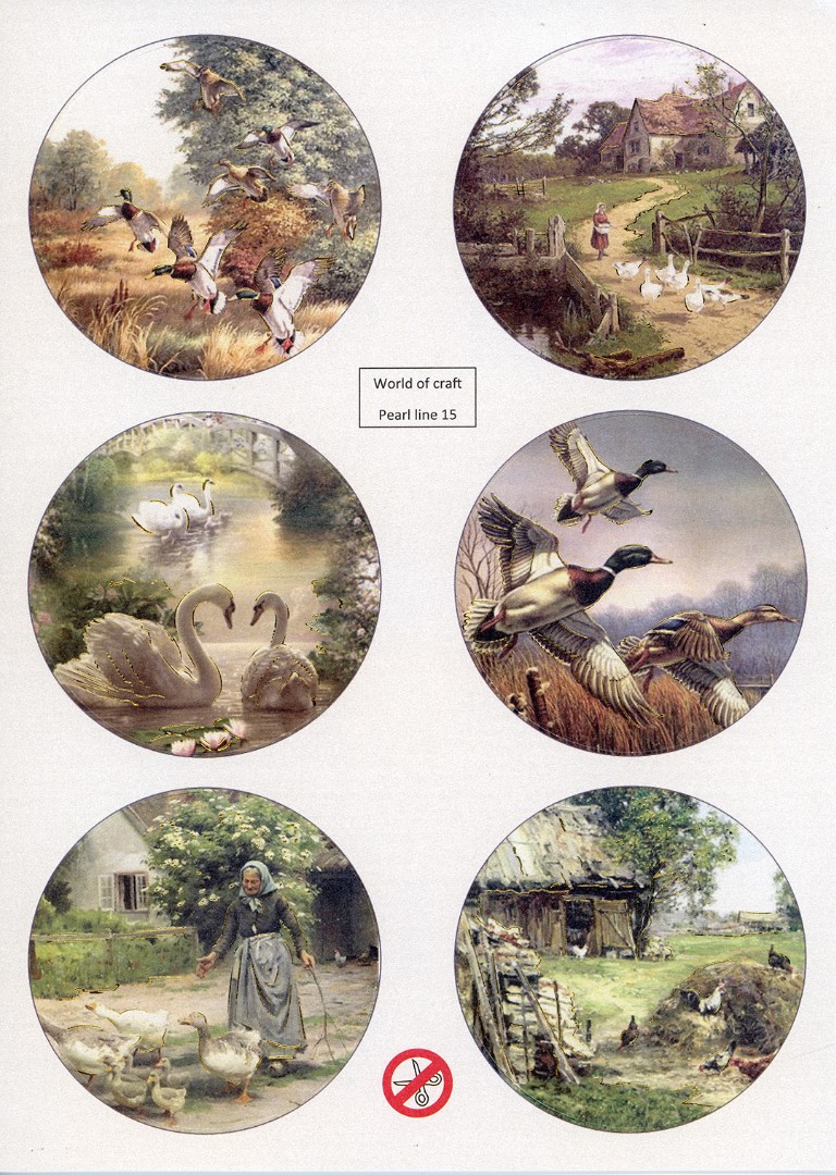 Scenery Parelmoer - WOC - nr15 - Birds - Round